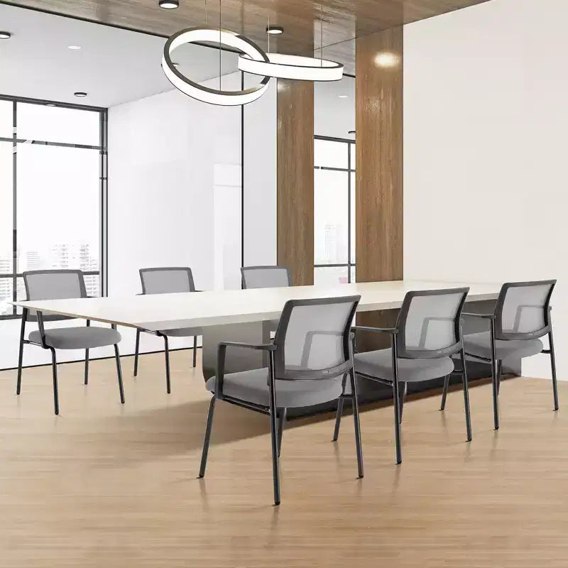 Chaise de bureau avec support lombaire et pieds en métal, chaise de gamer