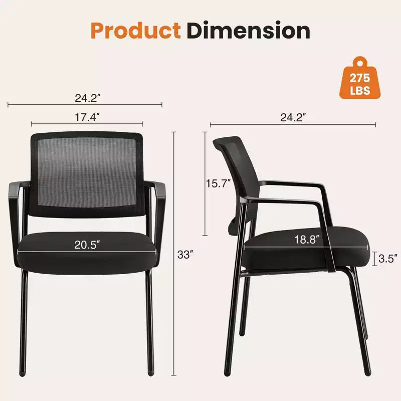 Chaise de bureau avec support lombaire et pieds en métal, chaise de gamer