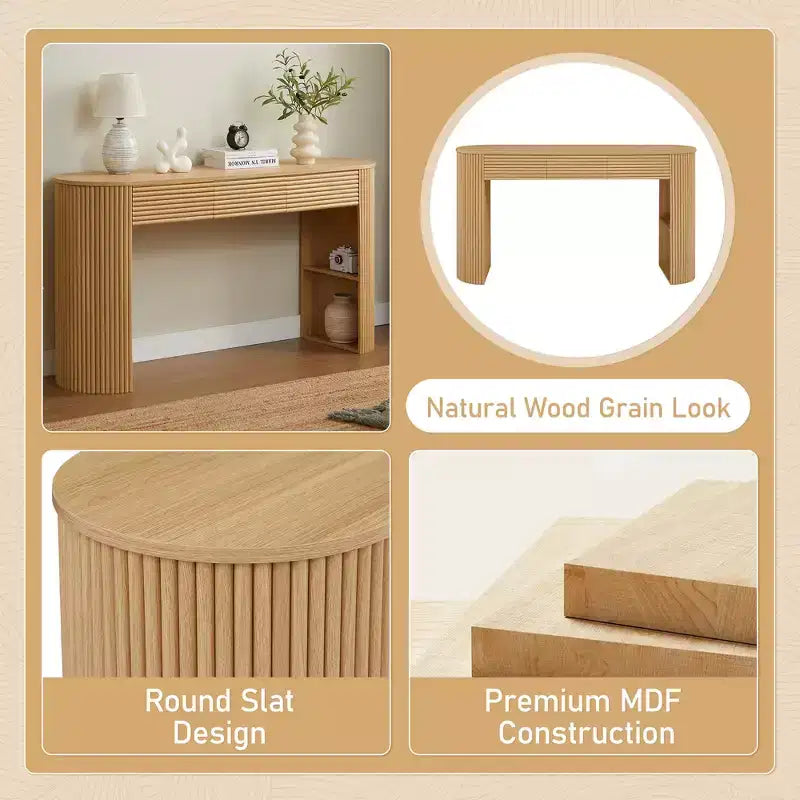 Bureau de console intégré
