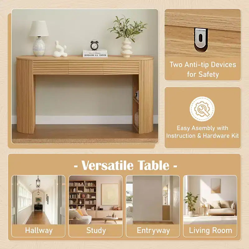 Bureau de console intégré