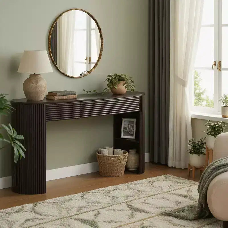 Bureau de console intégré
