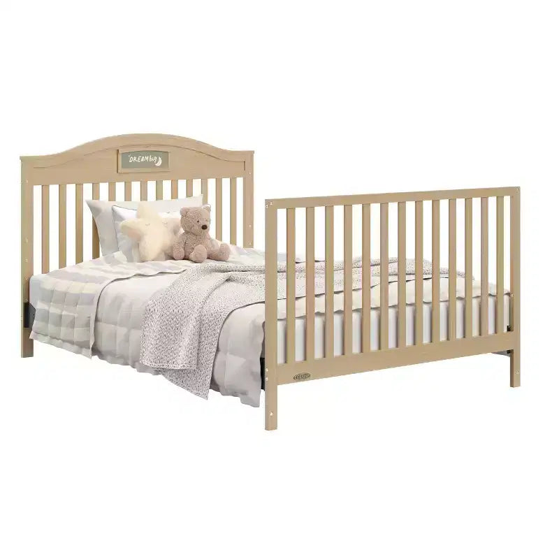 Lit de bébé multifonctionnel 5-en-1 personnalisable avec tiroirs