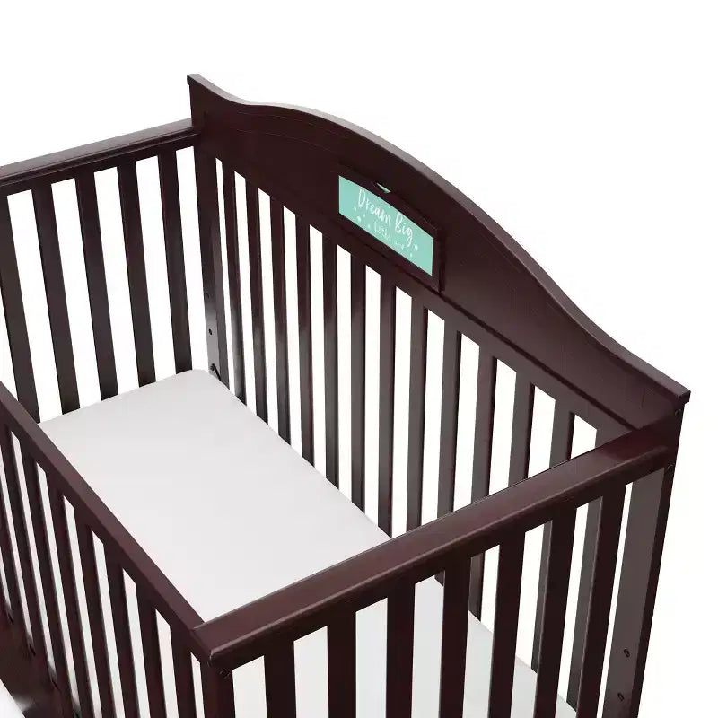 Lit de bébé multifonctionnel 5-en-1 personnalisable avec tiroirs