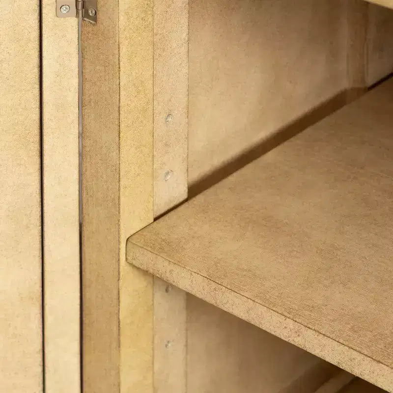 Meuble bas décoratif en rotin