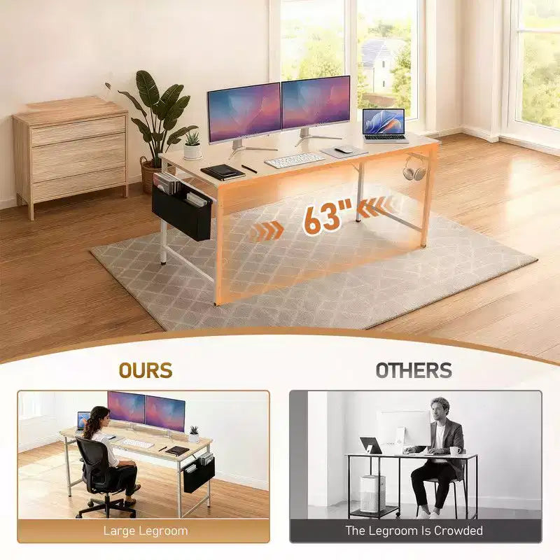 Bureau informatique à domicile, bureau d'étude, avec espace de rangement