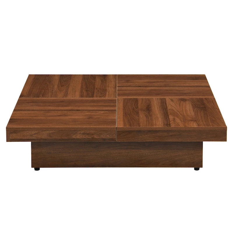 Table basse carrée à plateau en marbre