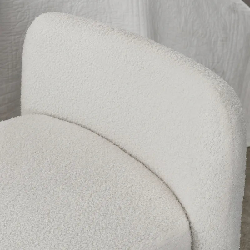 Banc capitonné en polyester avec piètement en H, design moderne et polyvalent.