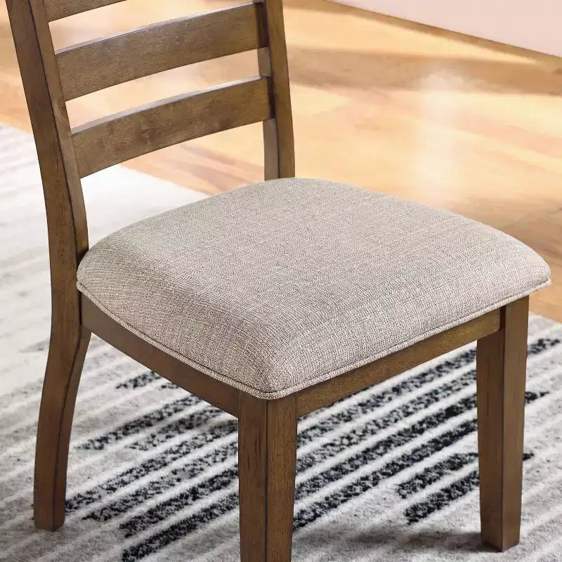 Chaises de salle à manger capitonnées de style intérieur/extérieur