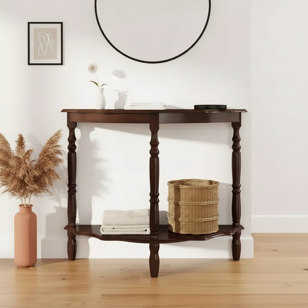 Console d'entrée demi-lune
