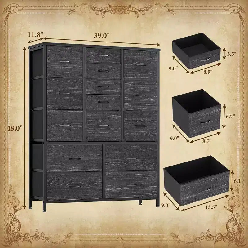 Armoire de rangement de chambre à coucher