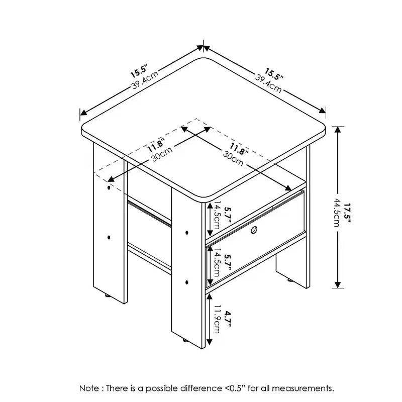 Table de chevet/table d'appoint/table d'appoint pour canapé moderne