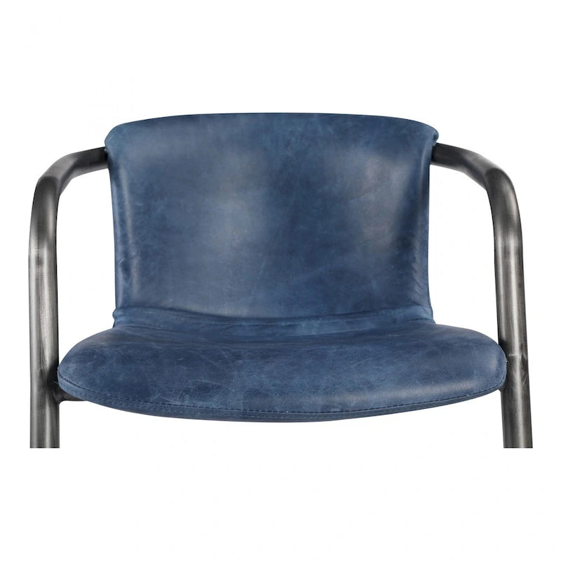 Chaises de salle à manger modernes en cuir véritable, deux chaises par ensemble