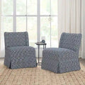 Fauteuil rembourré de style transitoire