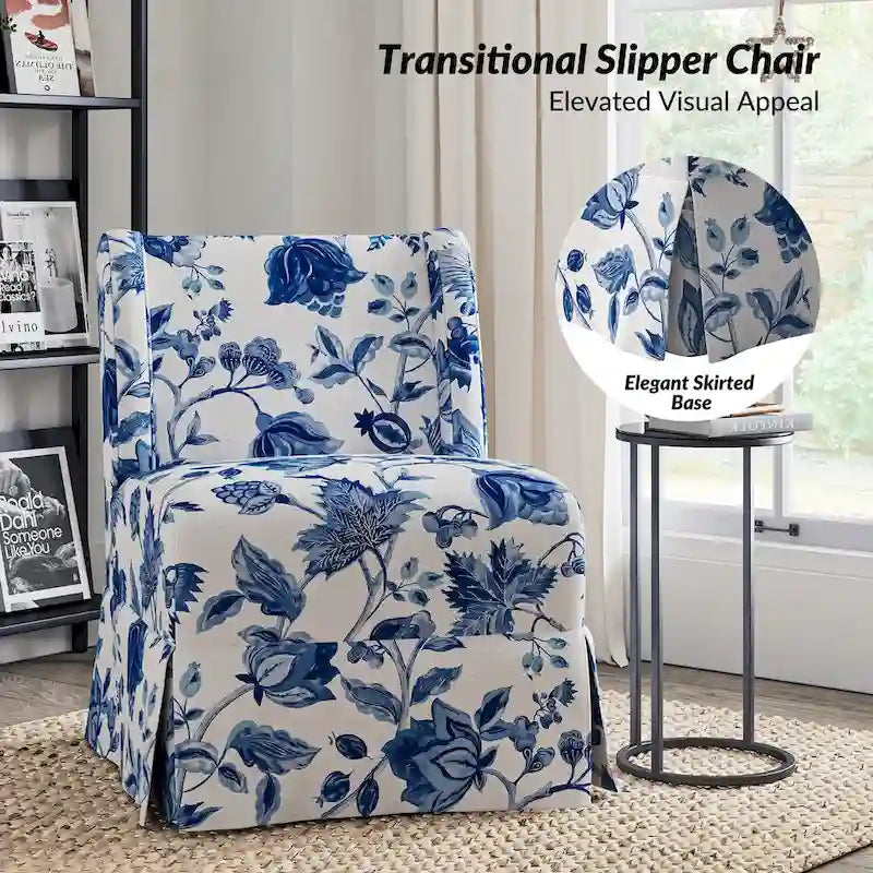 Fauteuil rembourré de style transitoire
