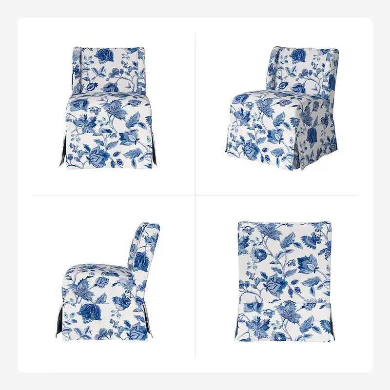 Fauteuil rembourré de style transitoire