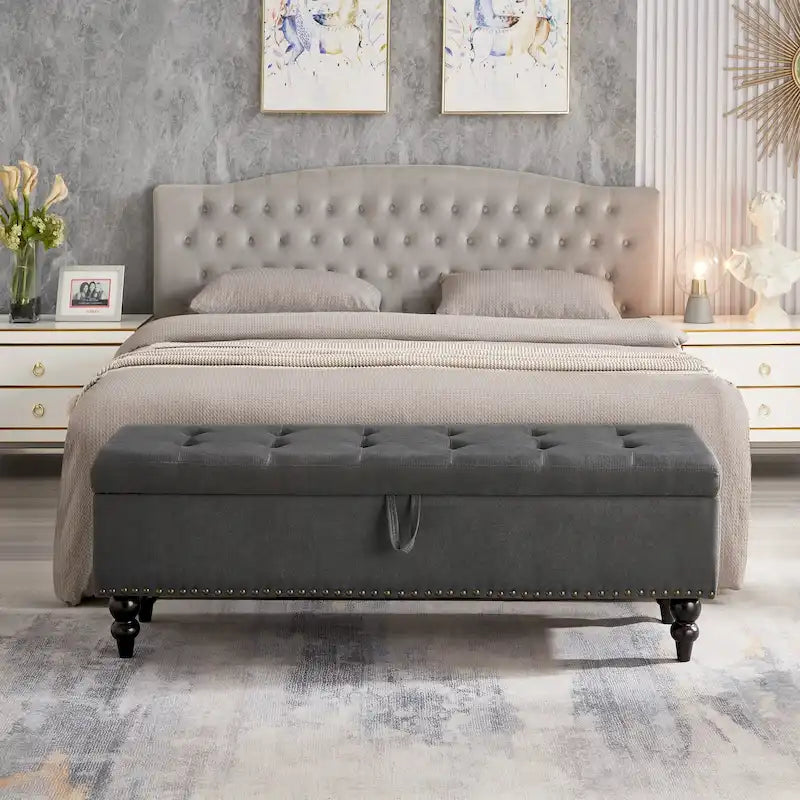 Banc de lit Ottoman avec rangement