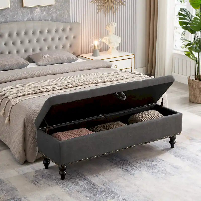 Banc de lit Ottoman avec rangement