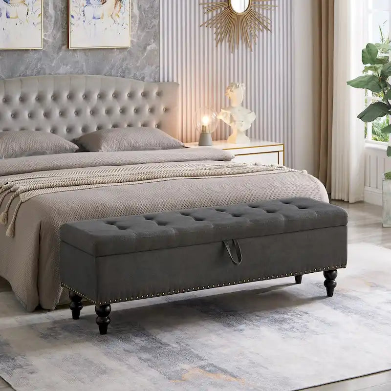 Banc de lit Ottoman avec rangement