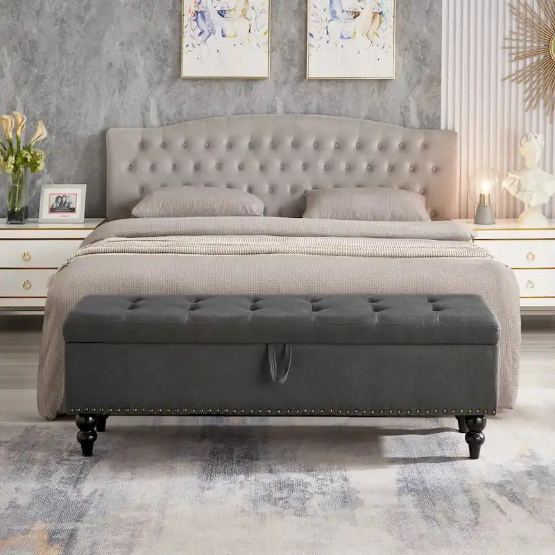 Banc de lit Ottoman avec rangement