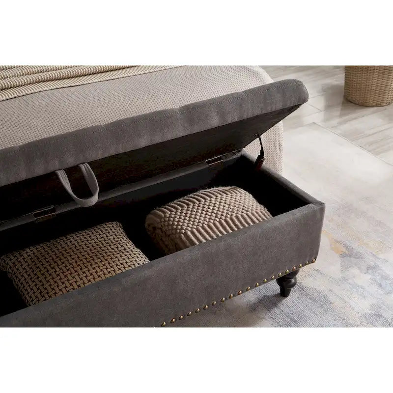 Banc de lit Ottoman avec rangement