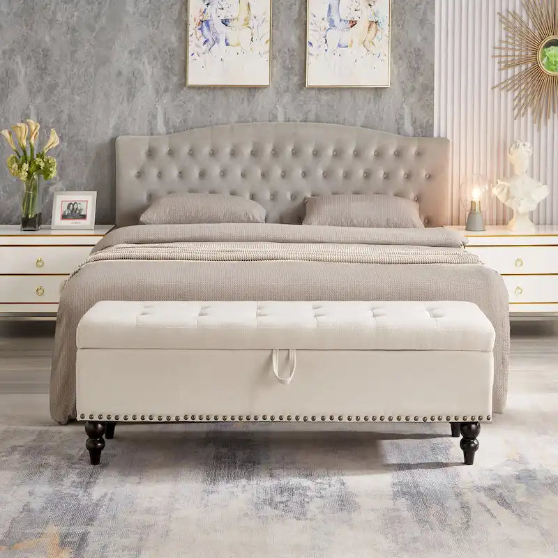 Banc de lit Ottoman avec rangement