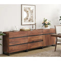 Armoire de rangement, meuble d'appoint moderne trois-en-un