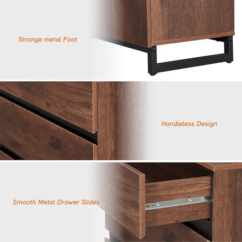 Armoire de rangement, meuble d'appoint moderne trois-en-un