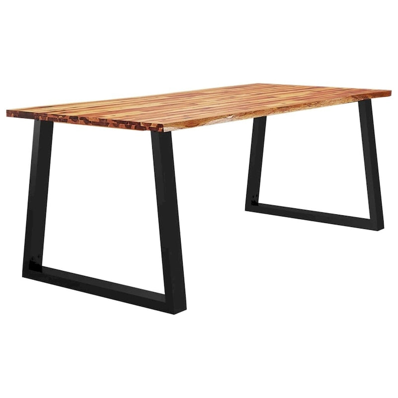 Table de salle à manger en bois d'acacia massif
