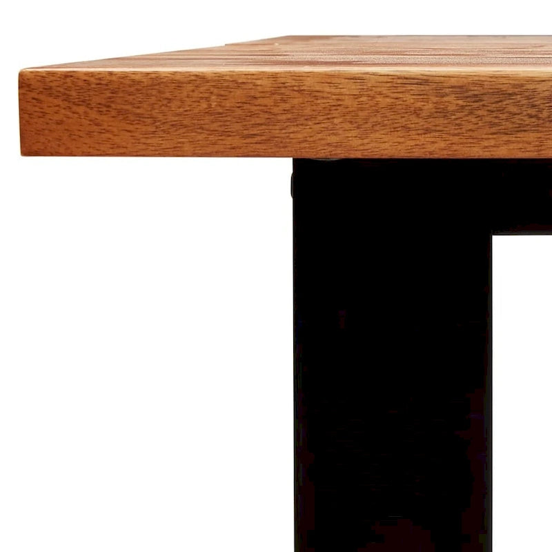 Table de salle à manger en bois d'acacia massif