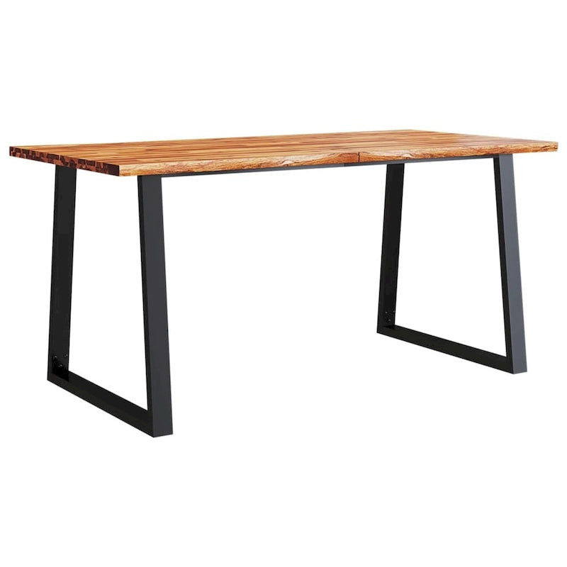 Table de salle à manger en bois d'acacia massif