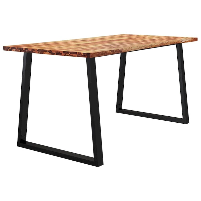 Table de salle à manger en bois d'acacia massif