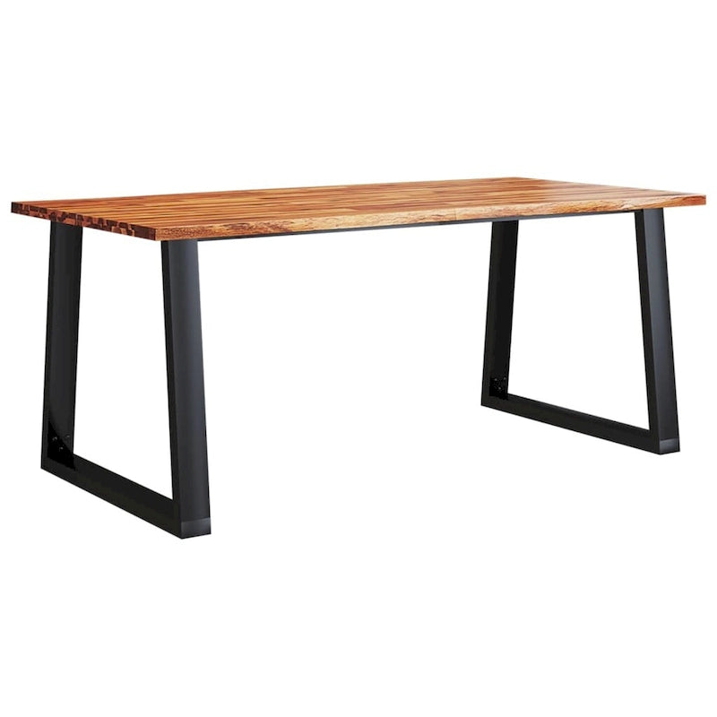 Table de salle à manger en bois d'acacia massif