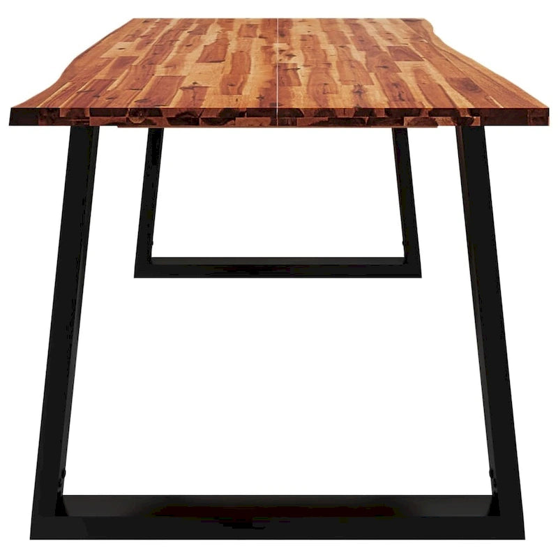 Table de salle à manger en bois d'acacia massif