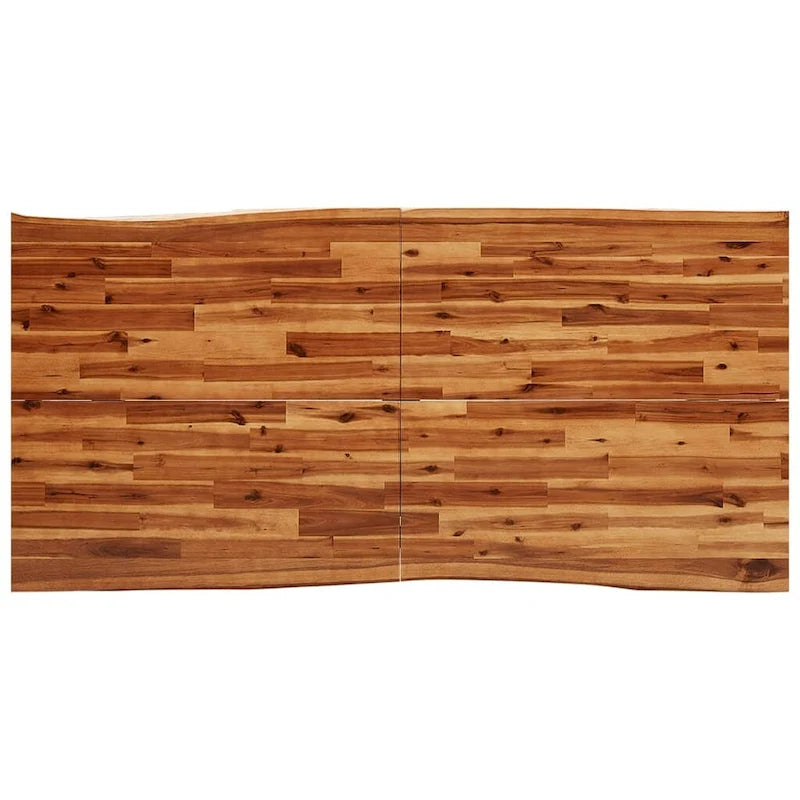 Table de salle à manger en bois d'acacia massif