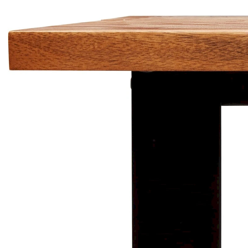 Table de salle à manger en bois d'acacia massif