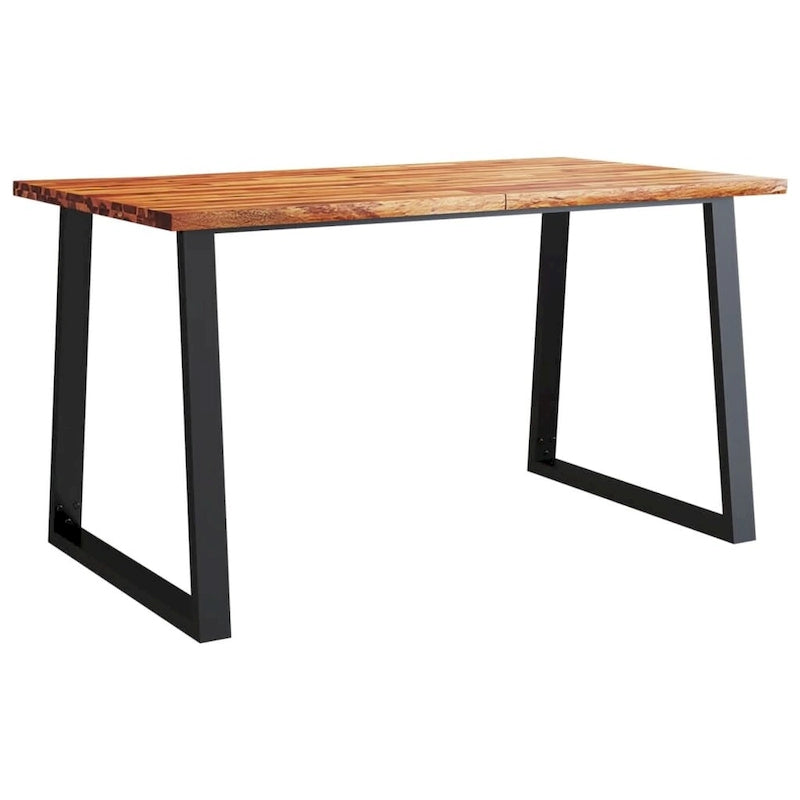 Table de salle à manger en bois d'acacia massif