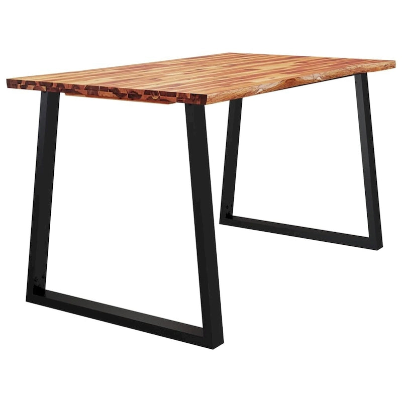 Table de salle à manger en bois d'acacia massif