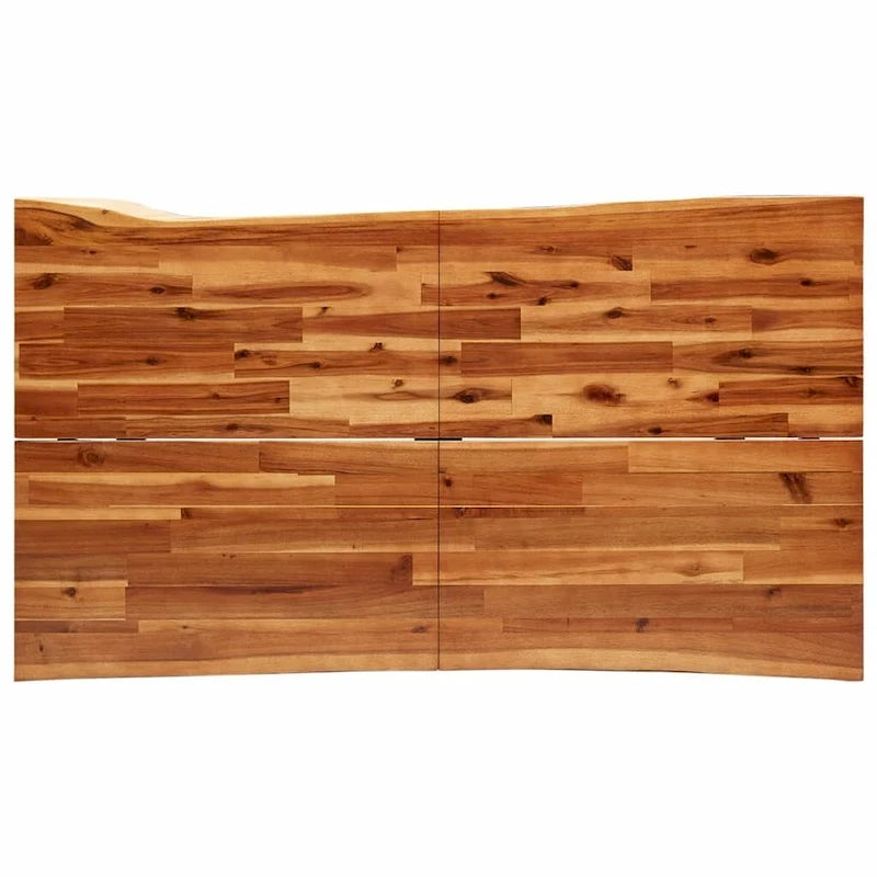 Table de salle à manger en bois d'acacia massif