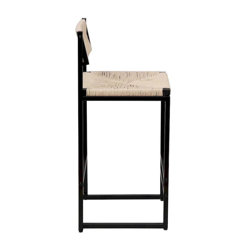 Chaises de salle à manger/tabourets de bar en corde de papier tressée